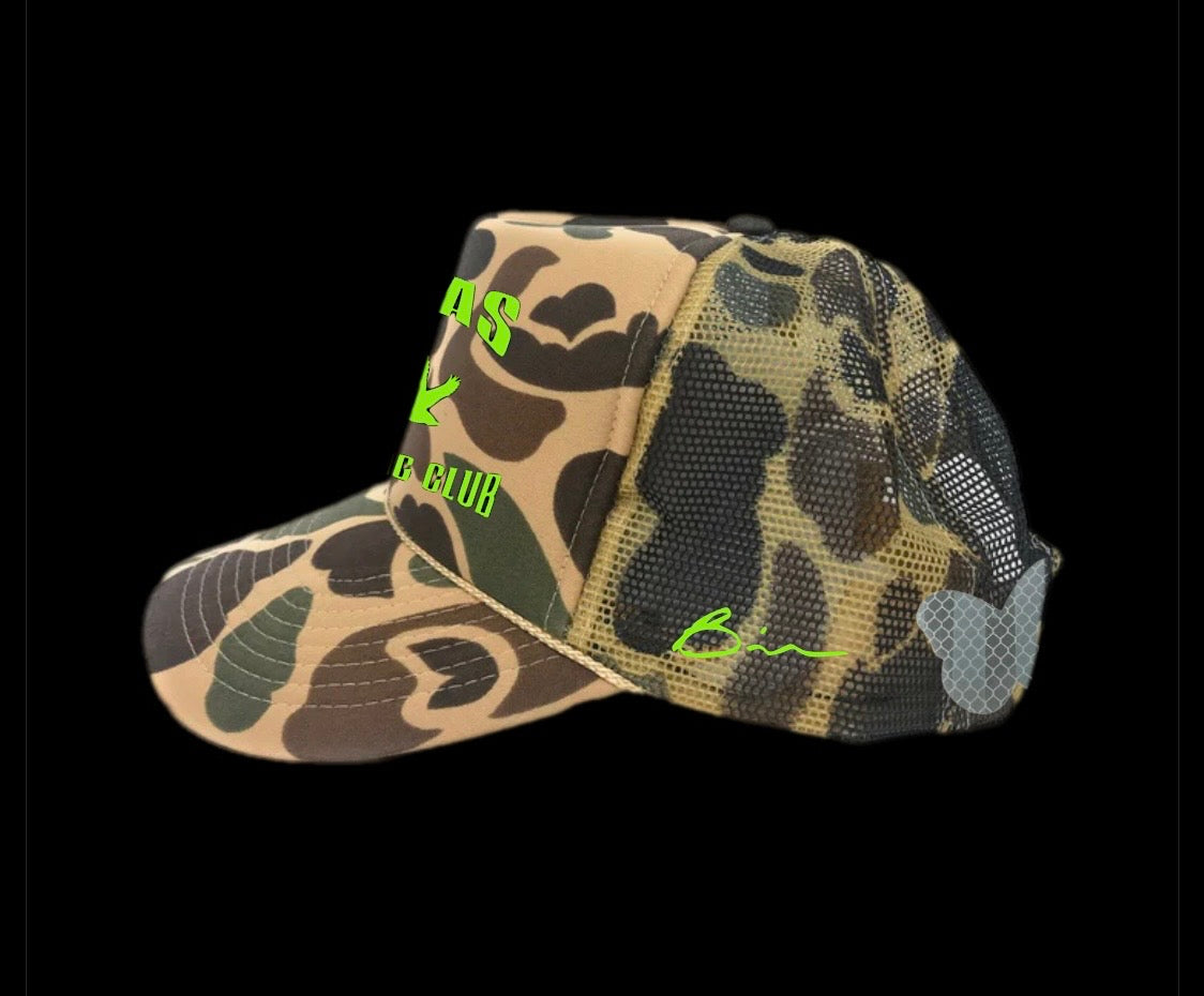 Khaki Bias Hunting Club Trucker