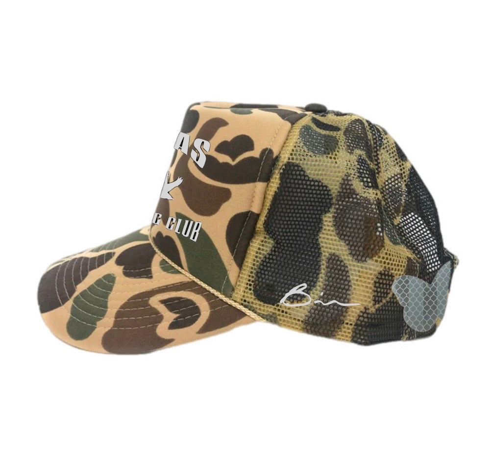 Khaki Bias Hunting Club Trucker