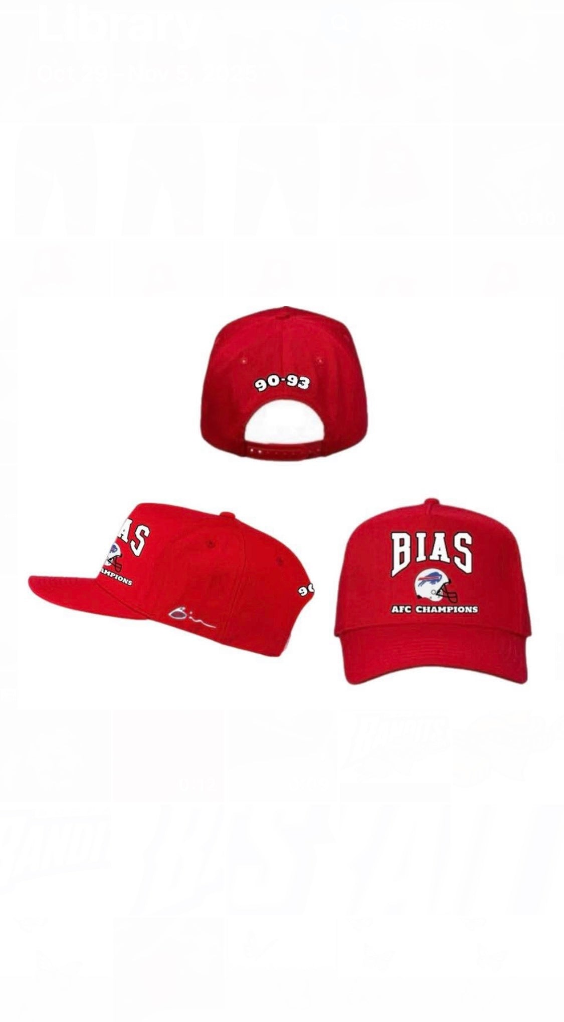 Red Bias Bills SnapBack