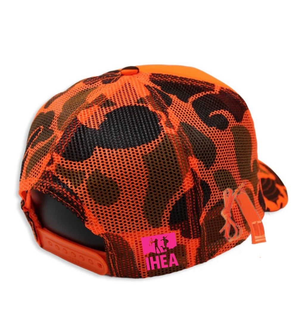 Orange Bias Hunting Club Trucker
